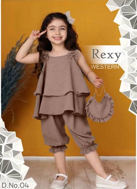Chocolate REXY Girls New Western Wear Fancy Designer Kids Colletion REXY 4